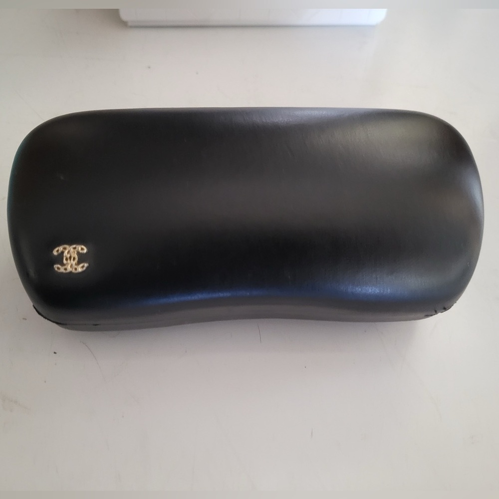CHANEL SUNGLASSES HARD CASE BLACK LIMITED EDITION